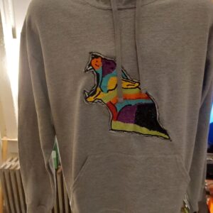 Gray Panther Hoodie